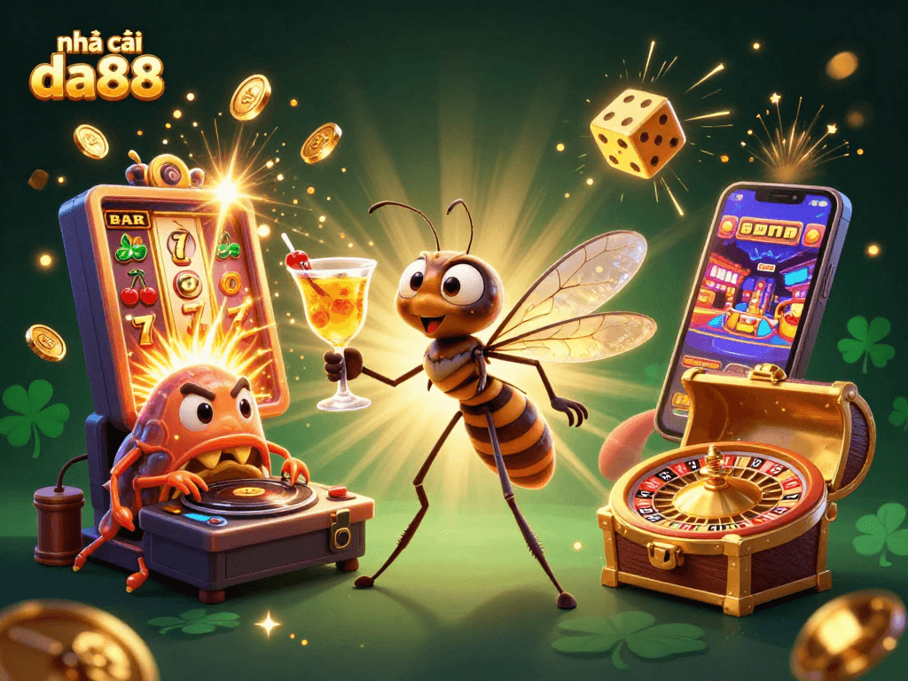 Experience thrilling moments at nhà cái da88 with vibrant 3D casino elements and dynamic characters.