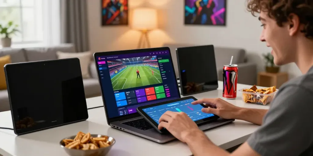 Immersive gaming experience on https://man88.hair/ with dynamic sports betting interface.