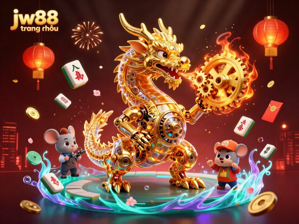 Experience the excitement of jw88 trang chủ with a golden dragon and engaging casino elements.