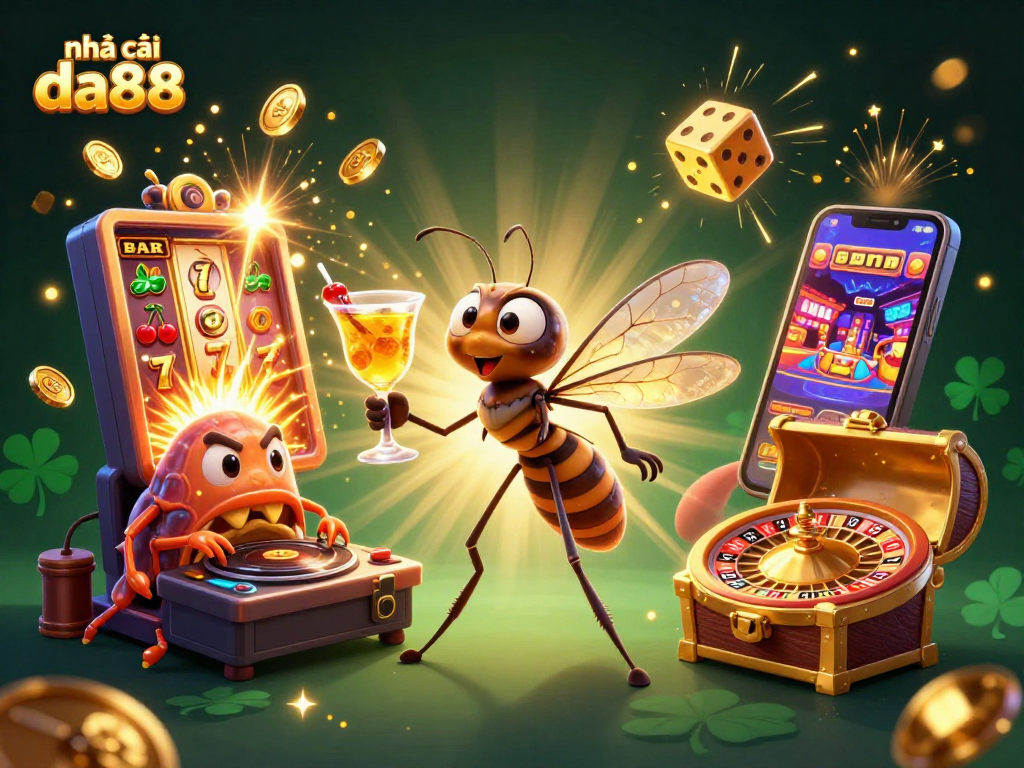 Experience thrilling moments at nhà cái da88 with vibrant 3D casino elements and dynamic characters.
