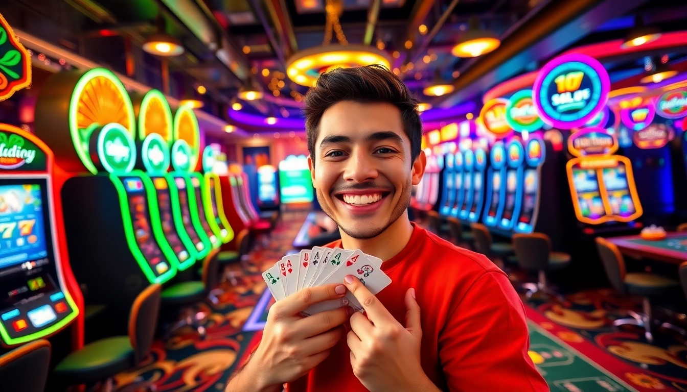 Neue casino bonus ohne einzahlung spieler genießt aufregende Casinospiele in lebendiger Umgebung.