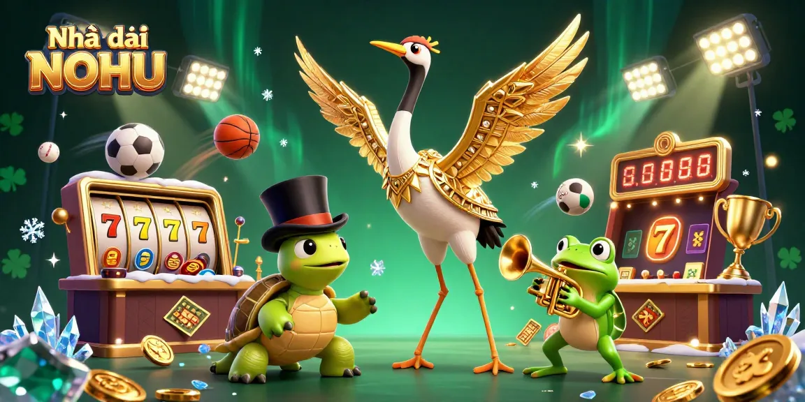 Engage with Nhà cái NOHU's exciting slot and gaming experience illustrated in dynamic 3D.