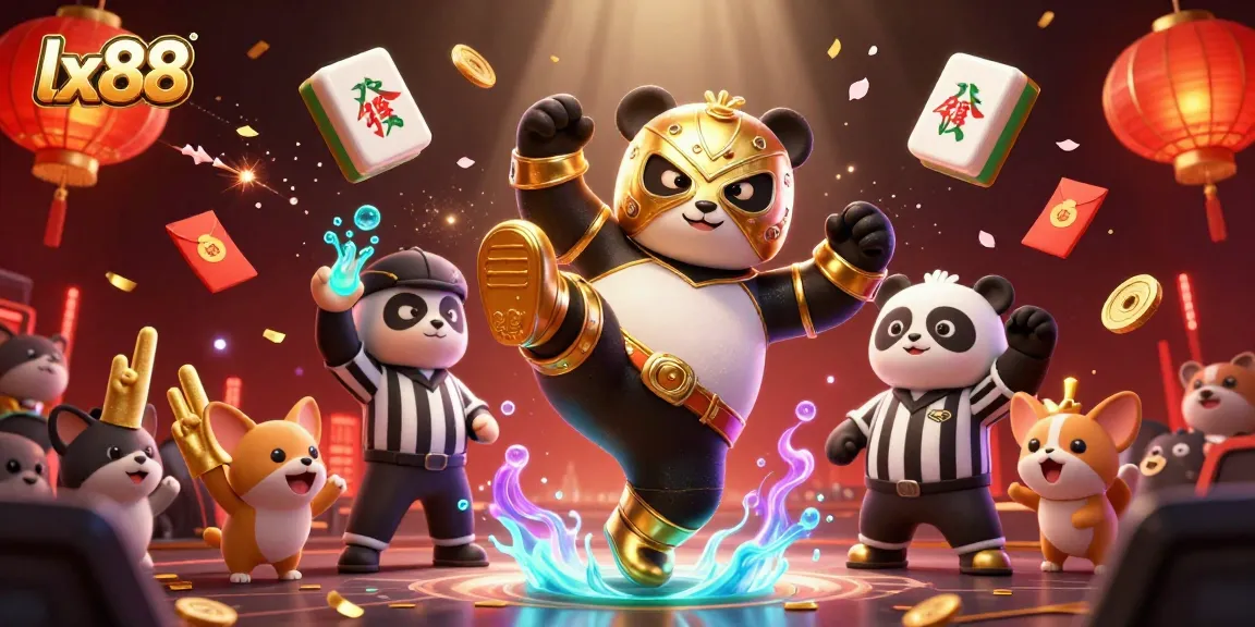 Experience thrilling gameplay at lx88, featuring exciting animal characters amidst dynamic casino elements.