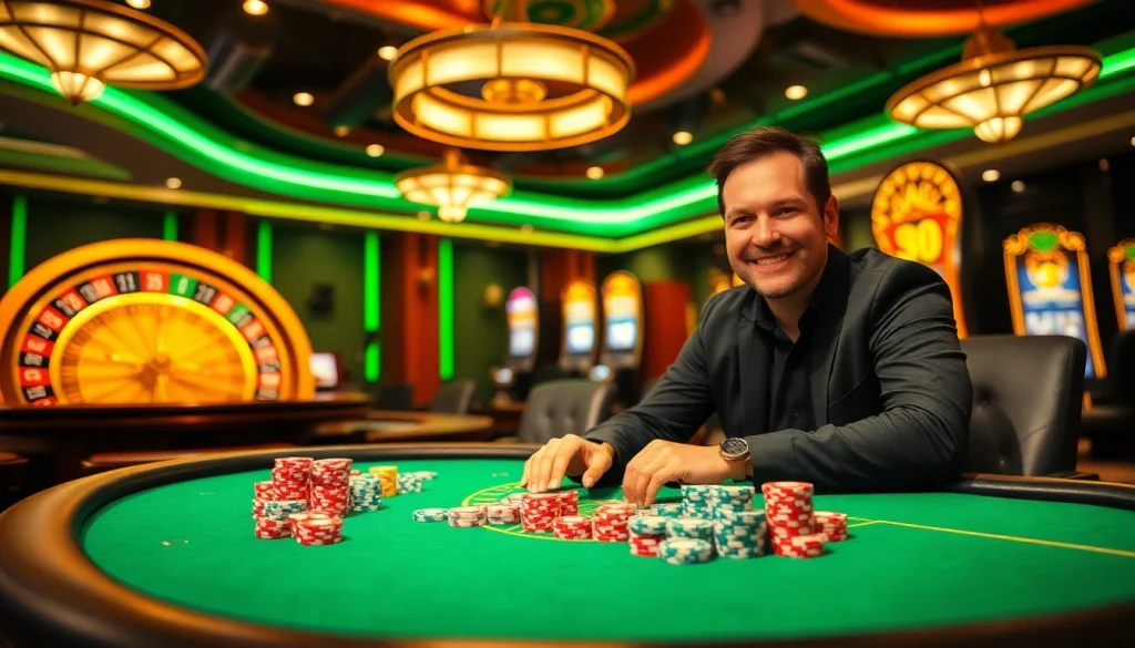 Experience the thrill of gambling with 288 T at a luxurious casino table.