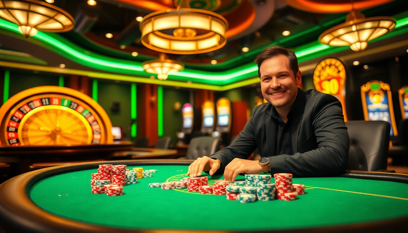 Experience the thrill of gambling with 288 T at a luxurious casino table.